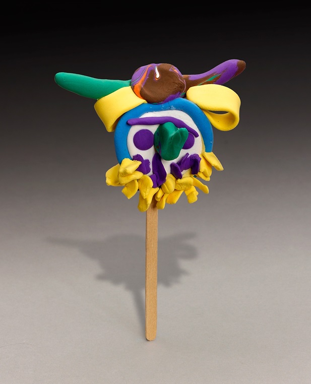 Clown on a Stick craft