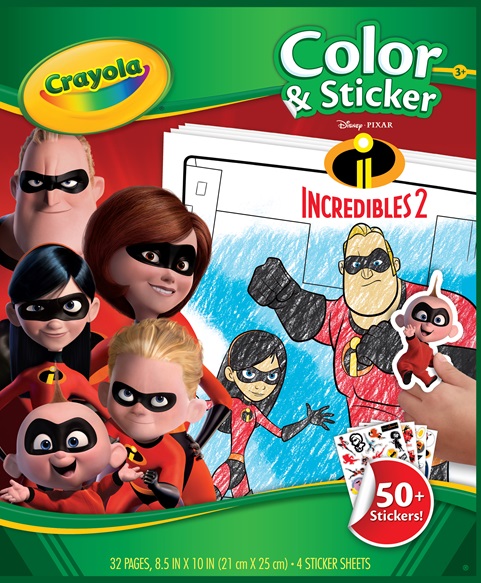 Livre de coloriage Incredibles 2