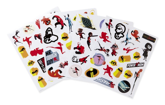 Crayola Incredibles stickerboek helen bob