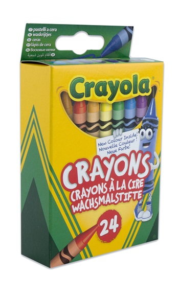 crayons de cire  couleurs vives 