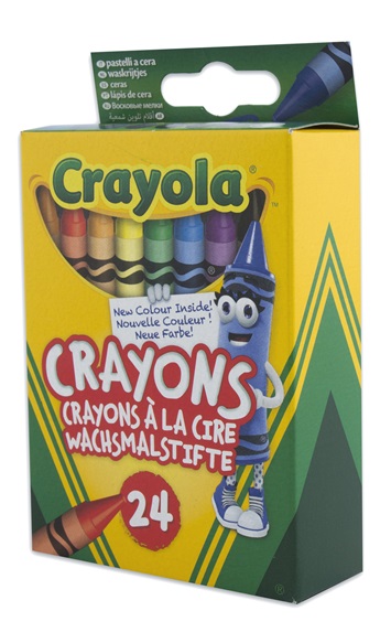 24 crayons de cire Crayola 