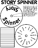 Story Spinner coloring page
