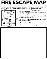 Fire Escape Map coloring page