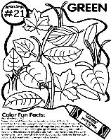 No.21 Green coloring page