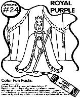 No.24 Royal Purple coloring page