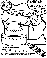 No.27 Purple Pizzazz coloring page