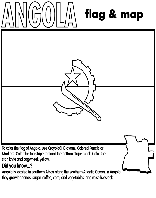 Angola coloring page