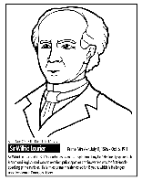 Canadian Prime Minister Laurier coloring page