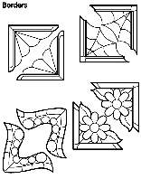 Corner Borders coloring page