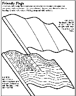 Friendly Flags coloring page