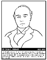 Canadian Prime Minister Abbott coloring page