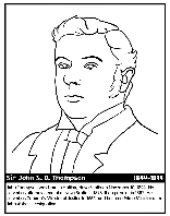 Canadian Prime Minister Thompson coloring page