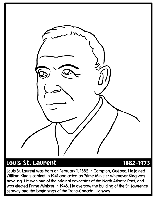 Canadian Prime Minister Laurent coloring page