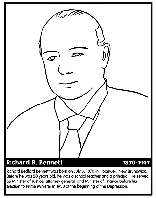 Canadian Prime Minister Bennett coloring page
