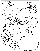 Sunny Daze 2 coloring page