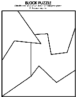 Block Puzzle coloring page