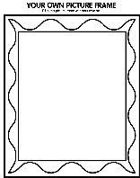 Your Own Picture Frame coloring page