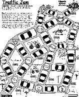 Traffic Jam Game coloring page