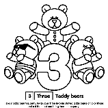 Number 3 coloring page