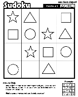 Sudoku A-1 coloring page