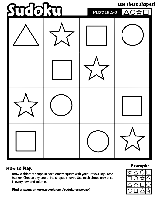 Sudoku A-2 coloring page