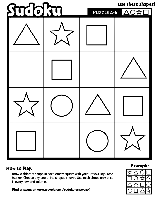 Sudoku A-6 coloring page