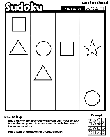 Sudoku A-7 coloring page