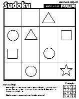 Sudoku A-12 coloring page