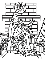 Time for Presents coloring page