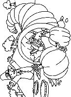 Giving Thanks coloring page