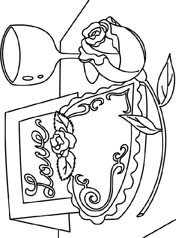 Be Mine coloring page