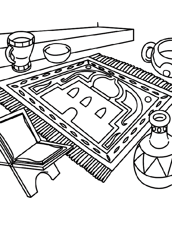 Ready for Ramadan coloring page