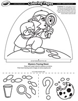 Mystery Search coloring page