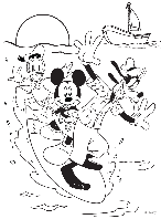 Disney Mickey Mouse and Friends coloring page