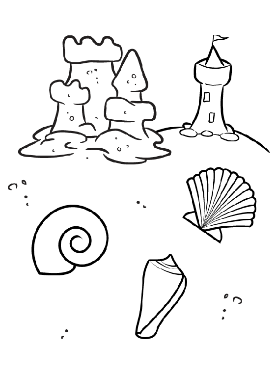Caribbean Theme 2 coloring page