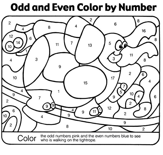Free Printable Color by Number Butterfly 10