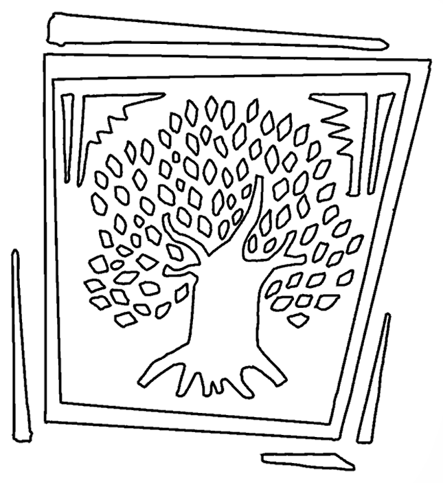 Arbor Day Tree coloring page