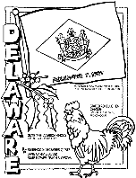Delaware coloring page