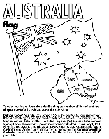 Australia coloring page