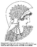 Greek Women&#39;s Day coloring page