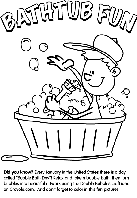 Bathtub Fun coloring page