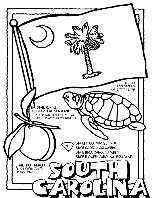 South Carolina coloring page