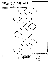 Create - a - Crown coloring page