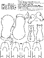 Horse coloring page