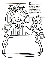 Doughnut Hole Inventor coloring page