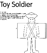 Toy Soldier coloring page