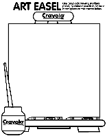 Art Canvas coloring page