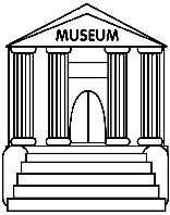 Museum coloring page