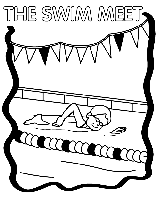 The Swim Meet coloring page