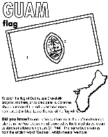 Guam coloring page